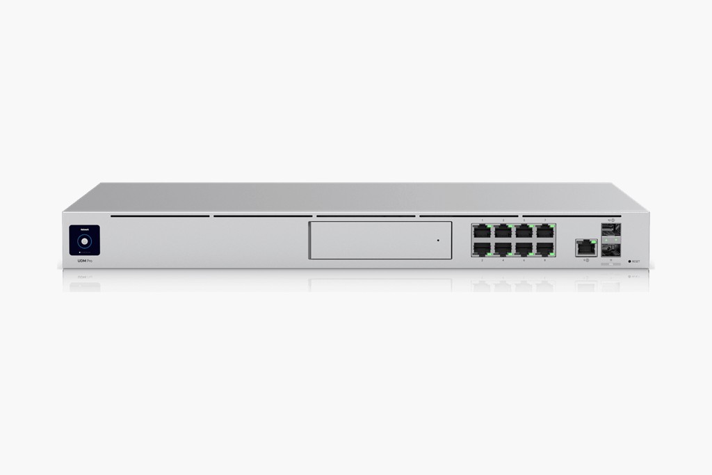 UniFi console with local video storage
